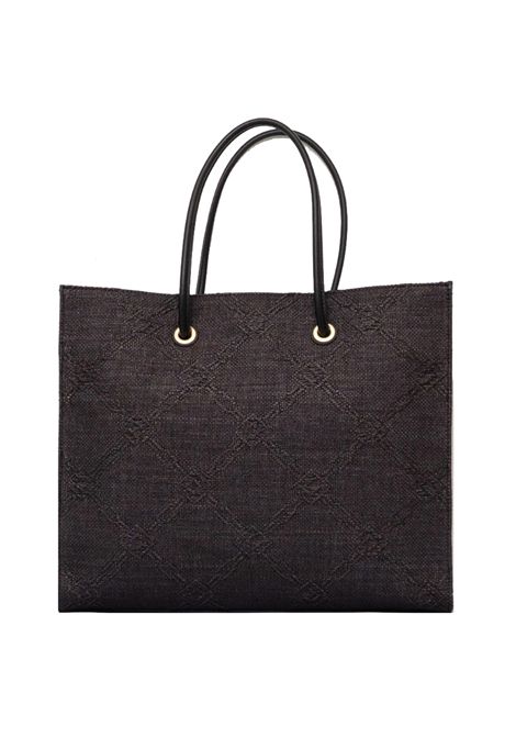 Borsa Elisabetta Franchi donna BS82A52E2110 nera rafia ELISABETTA FRANCHI | Borse | BS82A52E2110